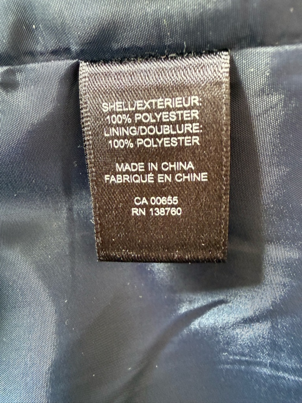 Plaid Double-Breasted Pea Coat in Burnt Caramel and Navy - Picture 6 of 13